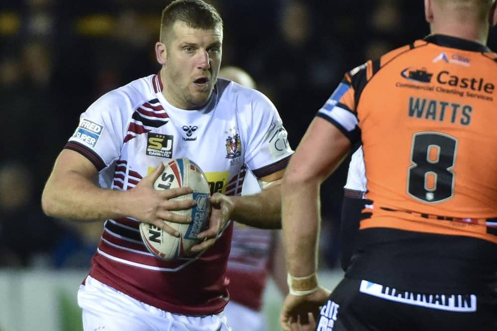Wigan prop Tony Clubb