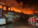 The fire in Hyde. Image: GMFRS