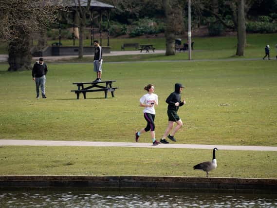 Councils are being urged to keep parks open unless social distancing is impossible