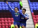 Andy Liddell, with Roberto Martinez