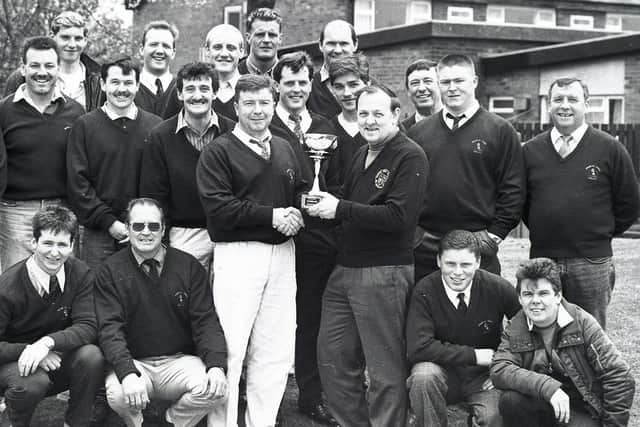 Ron Girvin with Wigan St Judes in 1989