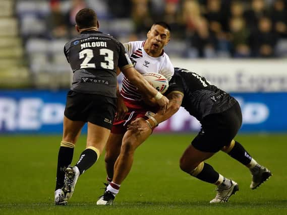 Willie Isa facing Hull FC earlier this season