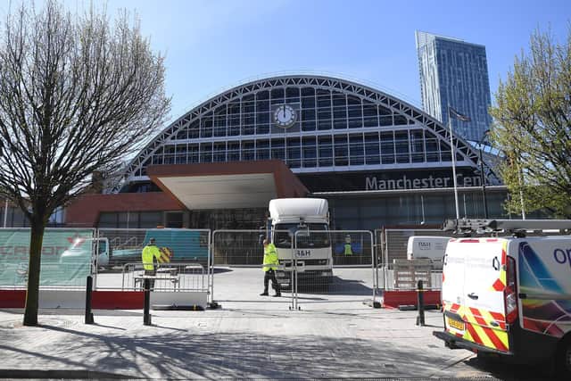 Manchester Central will be used to treat patients