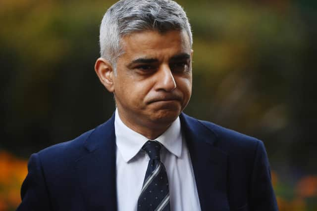 London Mayor Sadiq Khan