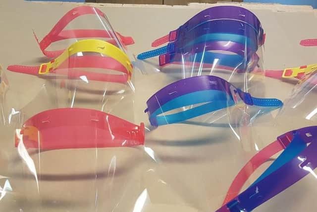 Masks crafted for local NHS workers by St John Fisher pupils