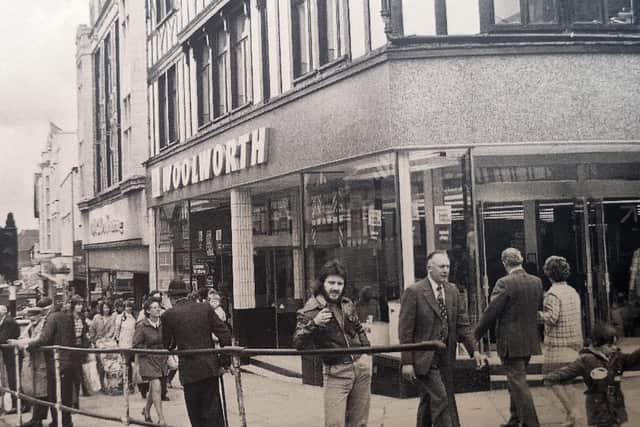 Wigan high street in the 1970s