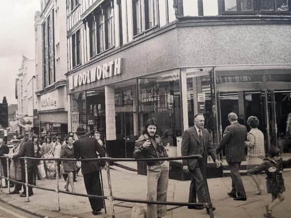 Wigan high street in the 1970s