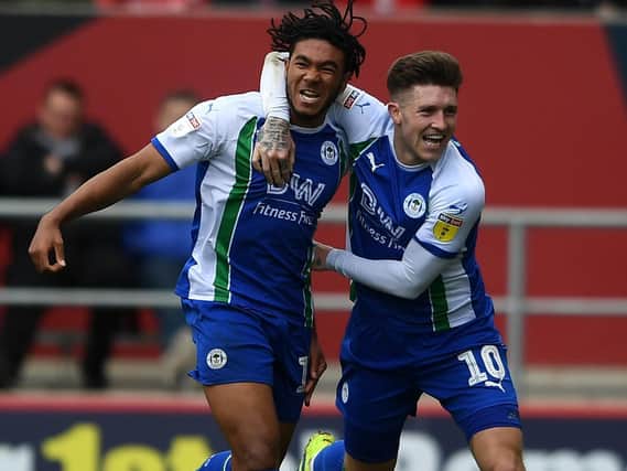 Reece James (left) during his time with Latics
