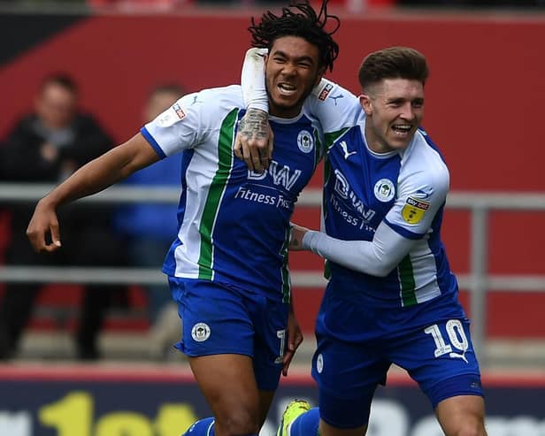 Reece James (left) during his time with Latics