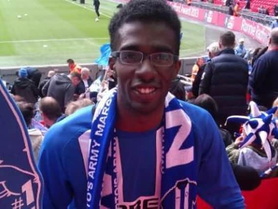 Thaddeus at Wembley for the 2013 FA Cup final