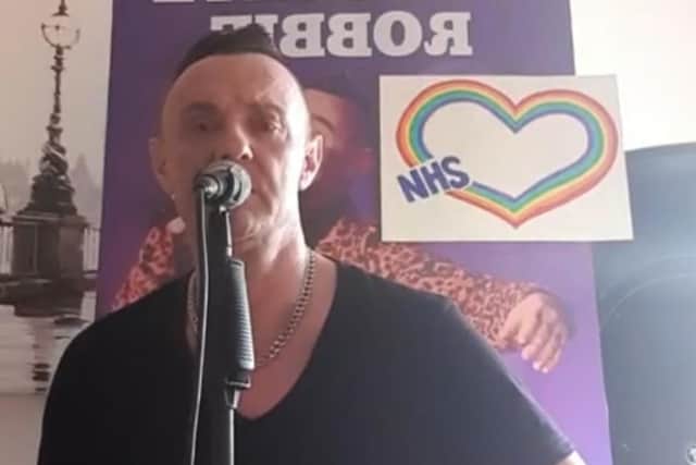 Lee Michaels performs as Robbie