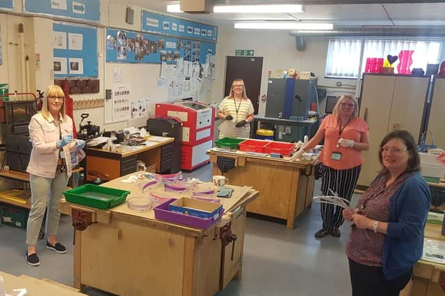 Making PPE at St John Fisher Catholic High School