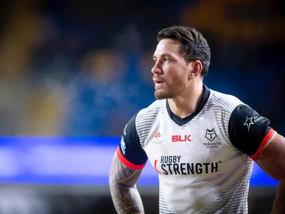 Sonny Bill Williams and Toronto had failed to register a win before Super League was halted