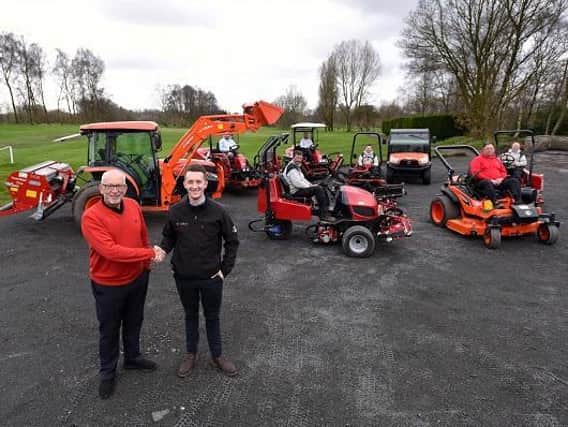 Whitefield Golf Club, Manchester, receive a new batch of green keeping machinery from Haydock-based GGM Group