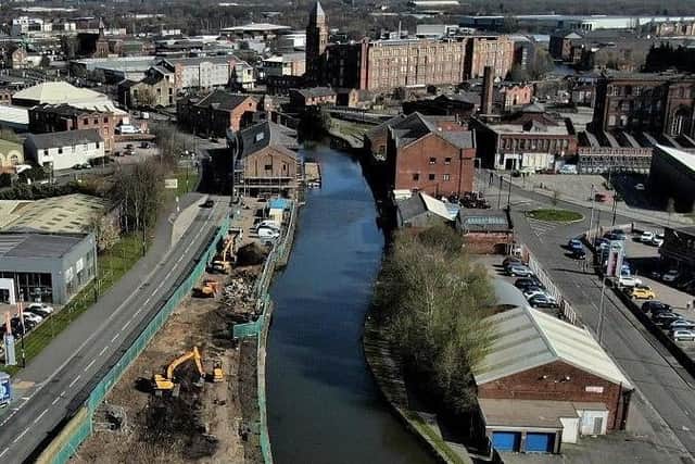 The incident occurred near Wigan Pier. Image: Brian King