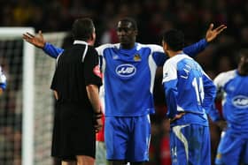 Emile Heskey during his :Latics days