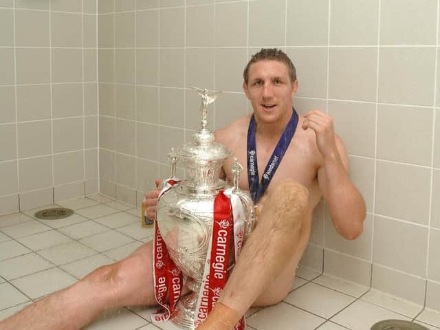Ryan Hoffman won the Challenge Cup with Wigan in 2011