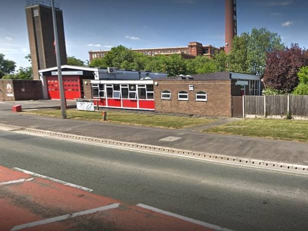 The crash happened near to Atherton fire station
