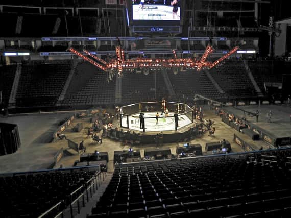 The UFC went ahead in an empty arena