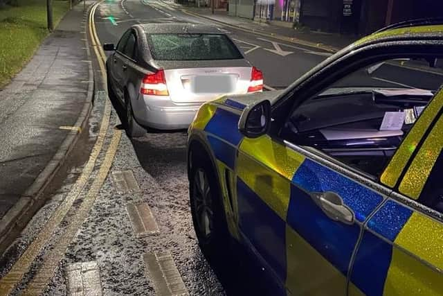 Police stopped the vehicle in Warrington Road, Platt Bridge. Image: GMP