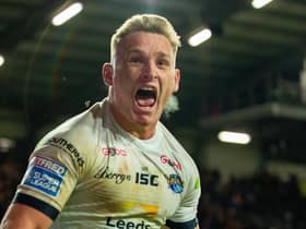 Brad Dwyer playing for Leeds