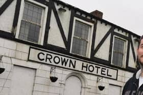 Andrew McKenna, the new tenant currently restoring and planning to re-open The Crown Hotel