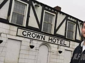 Andrew McKenna, the new tenant currently restoring and planning to re-open The Crown Hotel