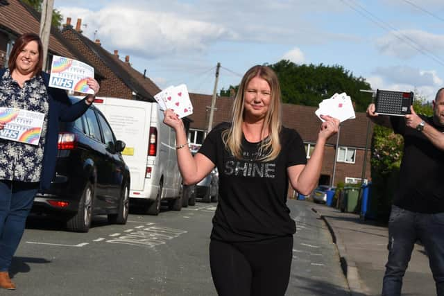 Inward Drive fund-raisers Michelle Aidley, Gemma Jenkinson and Barrie Pulford