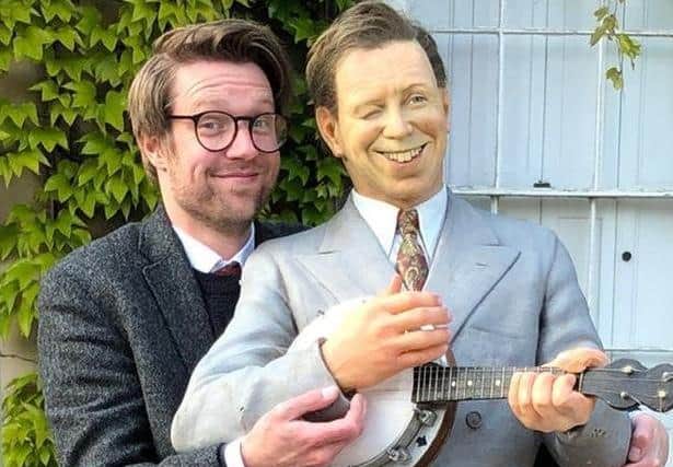Hansons' Jim Spencer with the George Formby model