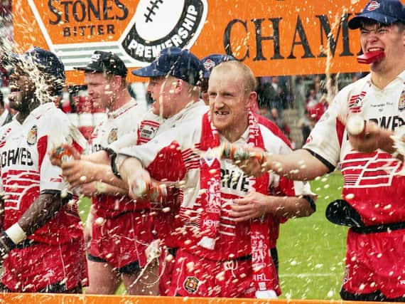 Shaun Edwards leads the celebrations