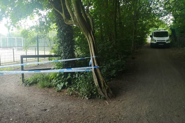 The police cordon in Leigh Copyright: jpimedia