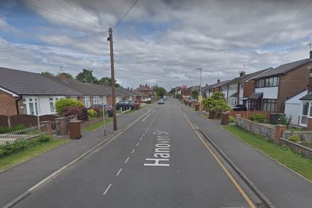 The burglary happened on Hanover Street in Leigh. Pic: Google Street View