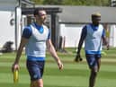 Kieffer Moore and Cedric Kipre back at Euxton