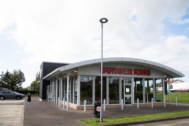 The Burger King branch at Bamber Bridge, near Preston, is one of three in the north west to reopen as the chain launches a phased reopening across the country