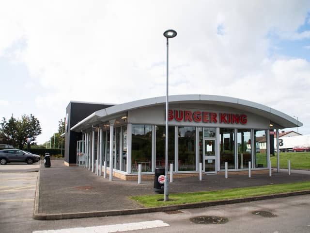 The Burger King branch at Bamber Bridge, near Preston, is one of three in the north west to reopen as the chain launches a phased reopening across the country