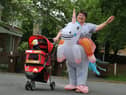 Sheila Harbridge in one of her costumes