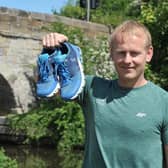 Andrew Ledwith is preparing to run along the canal towpath in aid of charity