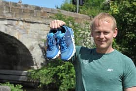 Andrew Ledwith is preparing to run along the canal towpath in aid of charity