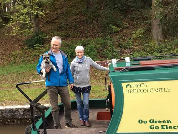 Stan Cullimore, musician with indie rock band The Housemartins, on one of his many narrowboat holidays