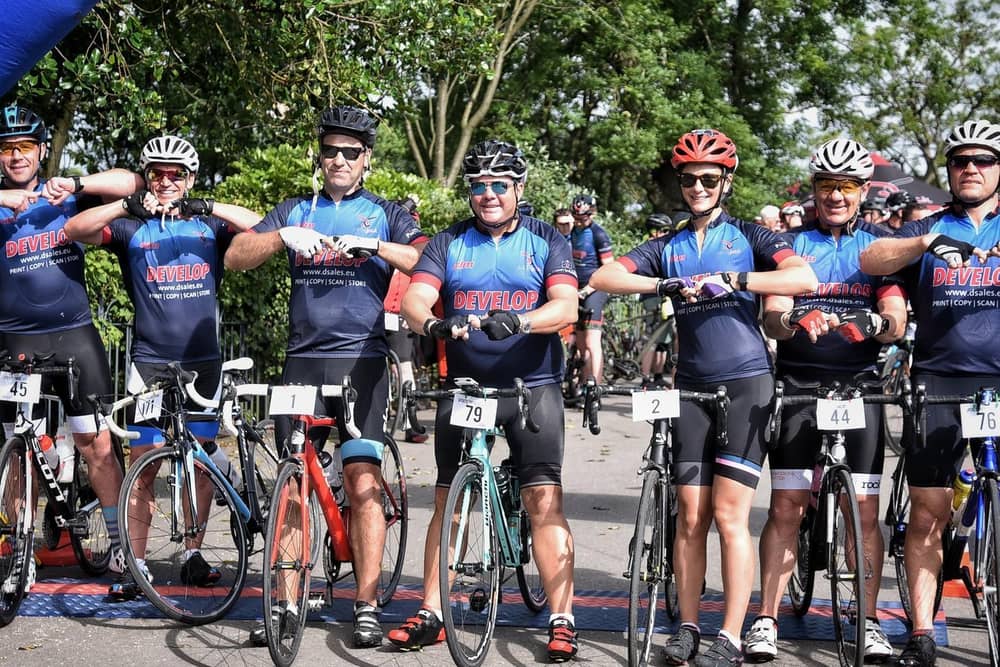 Last year's bike ride