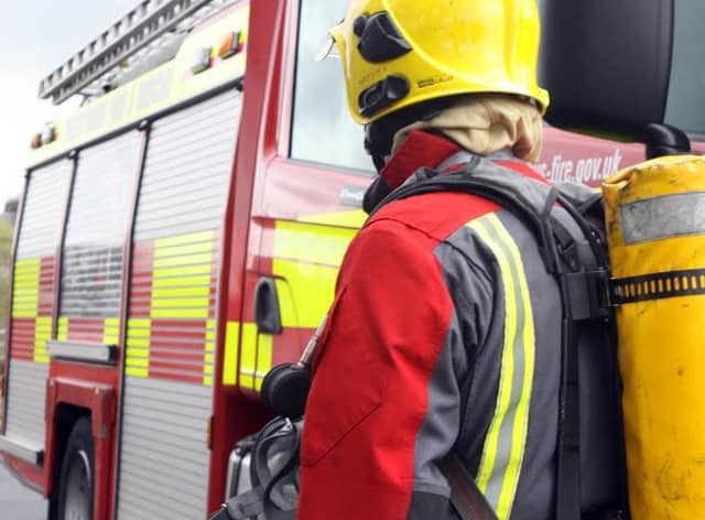 Firefighters from Atherton attended