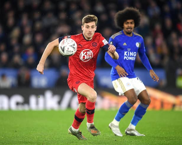 Joe Williams in action for Latics before the season was halted