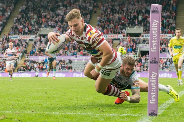 George Williams goes over. Picture: SWPix