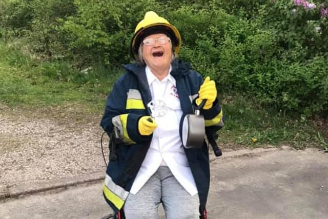 Beryl as a firefighter