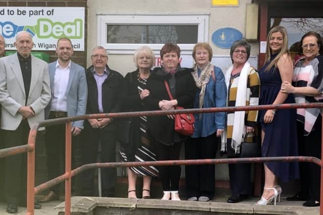 Committee members from Garswood Hall Bowling and Community Club