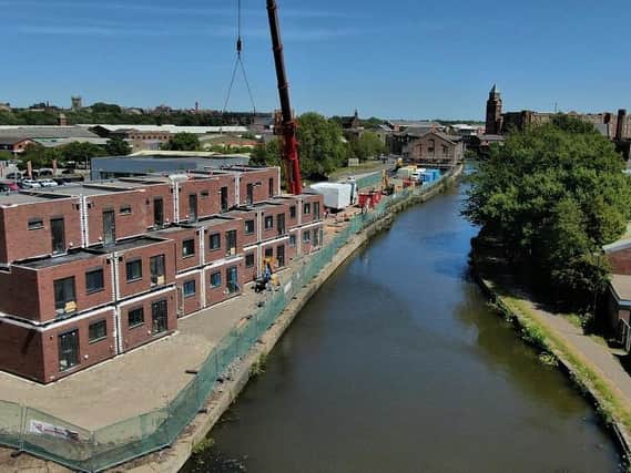 The homes taking shape at Wigan Pier