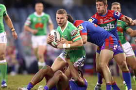 George Williams playing against Newcastle
