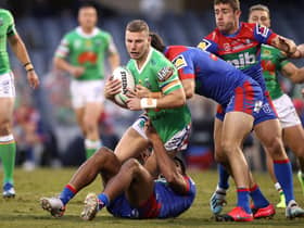George Williams playing against Newcastle