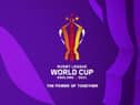 The rugby league World Cup logo