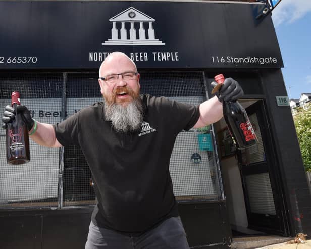 John Lomas at the reopened Northern Beer Temple